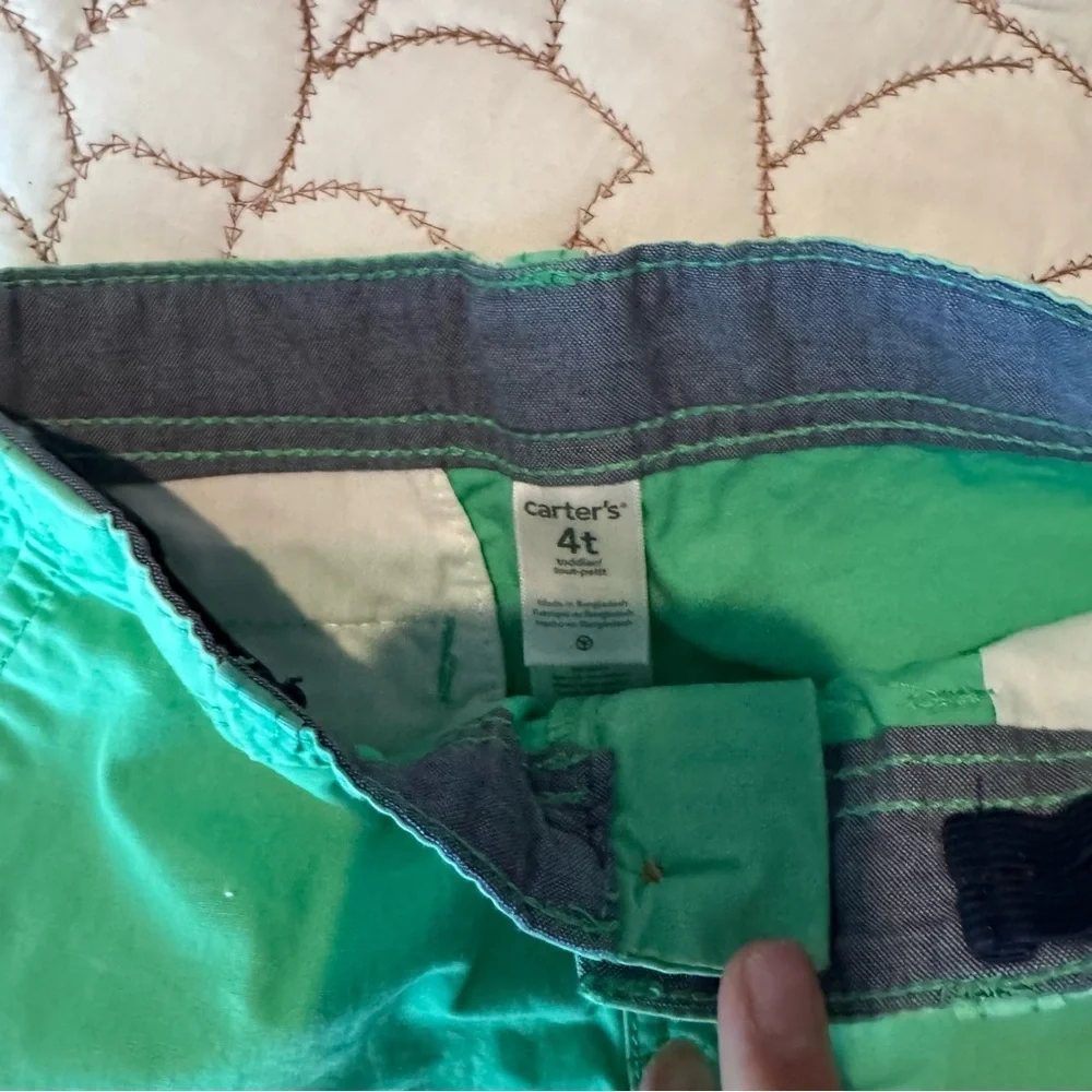 4T Kids Shorts Bundle - Black, Tan, Green, Multi-Color